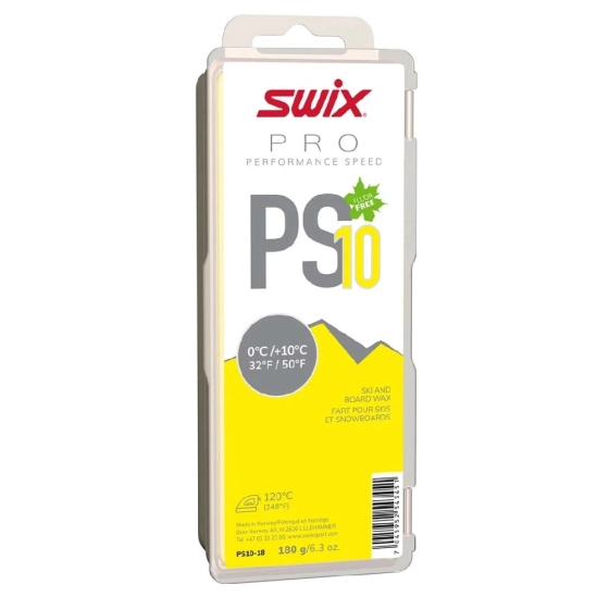 Swix PS10 Performance speed yellow vosk skluzný 180g