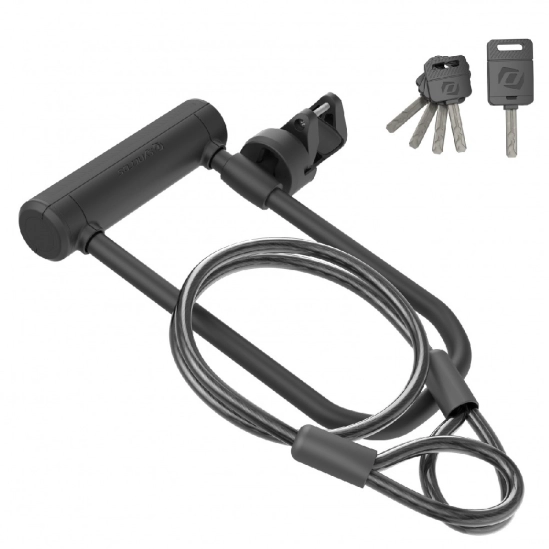 Syncros Warfield U-lock w/loop cable zámek s kabelovým okem