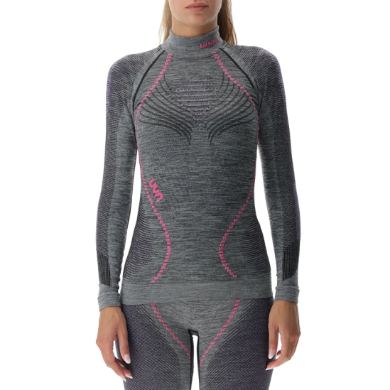 UYN Ambityon Shirt LS Melange Turtle neck dámské funkční triko