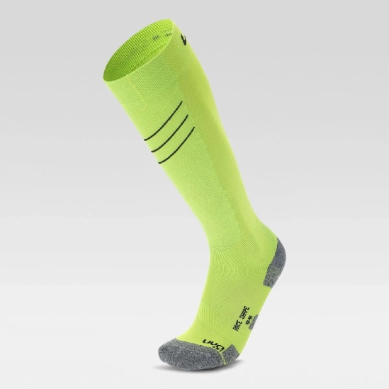 UYN Ski Race Shape Socks Man lime lyžařské podkolenky