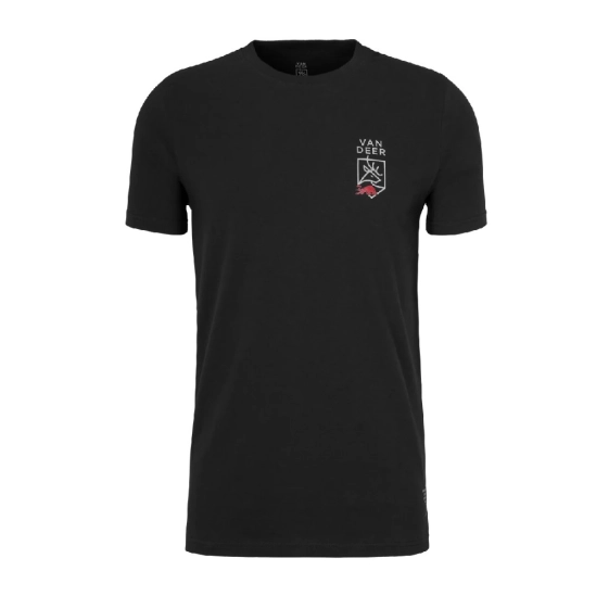 Van Deer Essential T-shirt black pánské triko