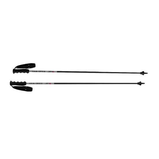 Van Deer Race Carbon grey/black lyžařské hůlky